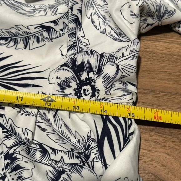 NWT Lulu's Tropical Sunshine White Floral Print Tiered Midi Dress Size Large - Picture 5 of 10